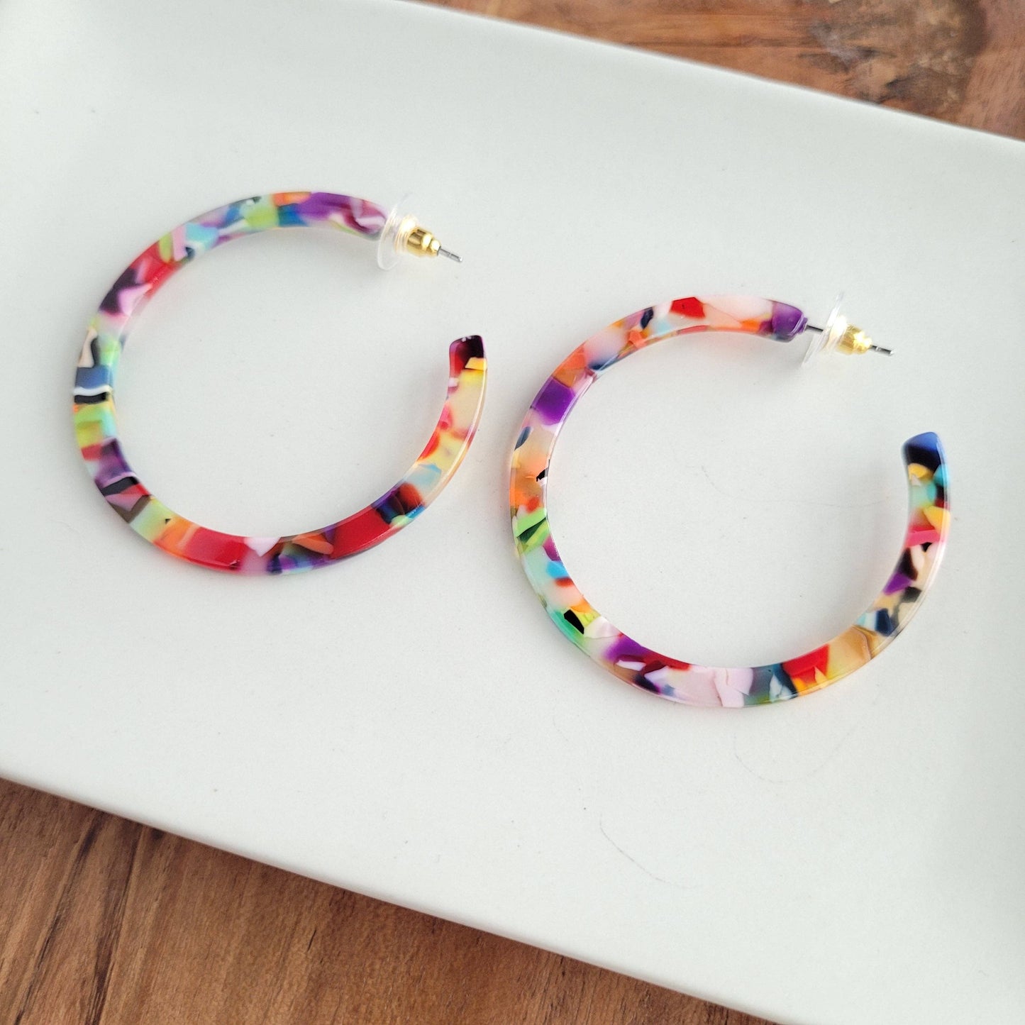 Cameron Hoops - Fiesta // Earrings, Gifts, Jewelry
