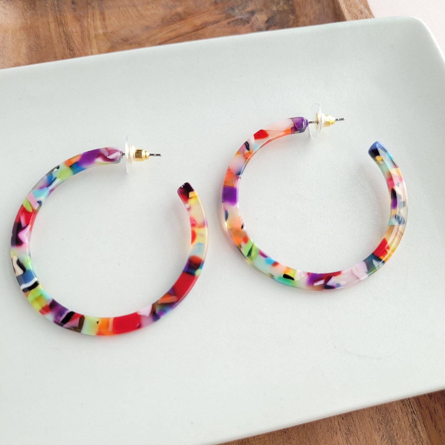Cameron Hoops - Fiesta // Earrings, Gifts, Jewelry