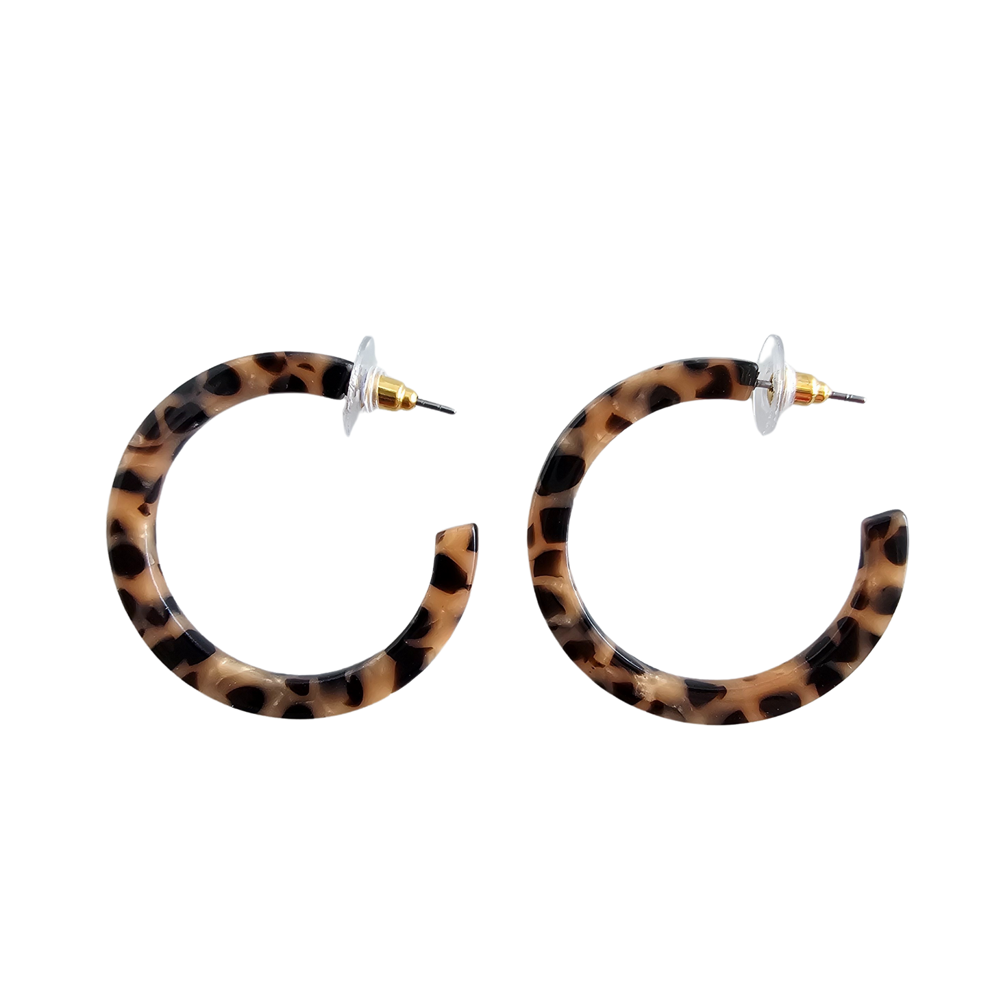 Camy Hoops - Cheetah // Gift, Earrings, Jewelry