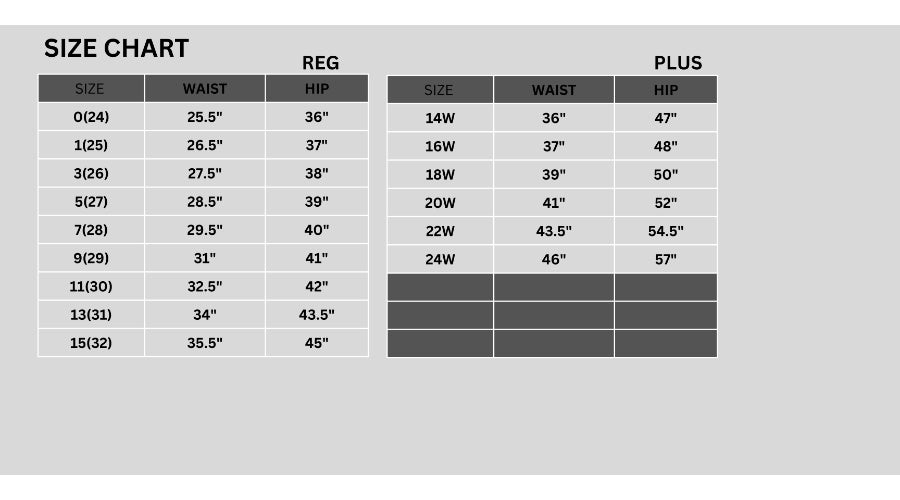 JUDY BLUE HW Wide Hem Flare