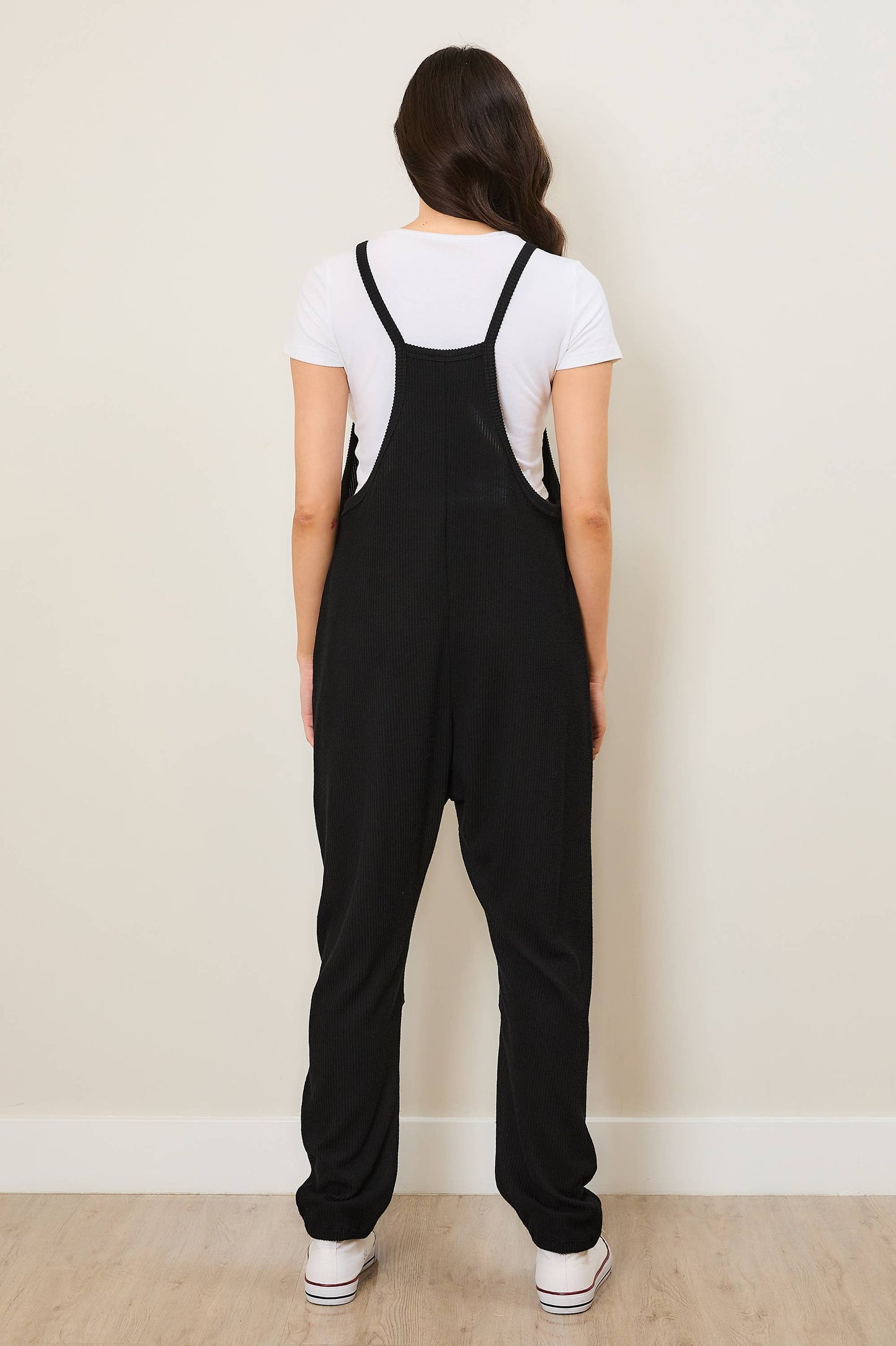 Ribbed Jumpsuit with Pockets