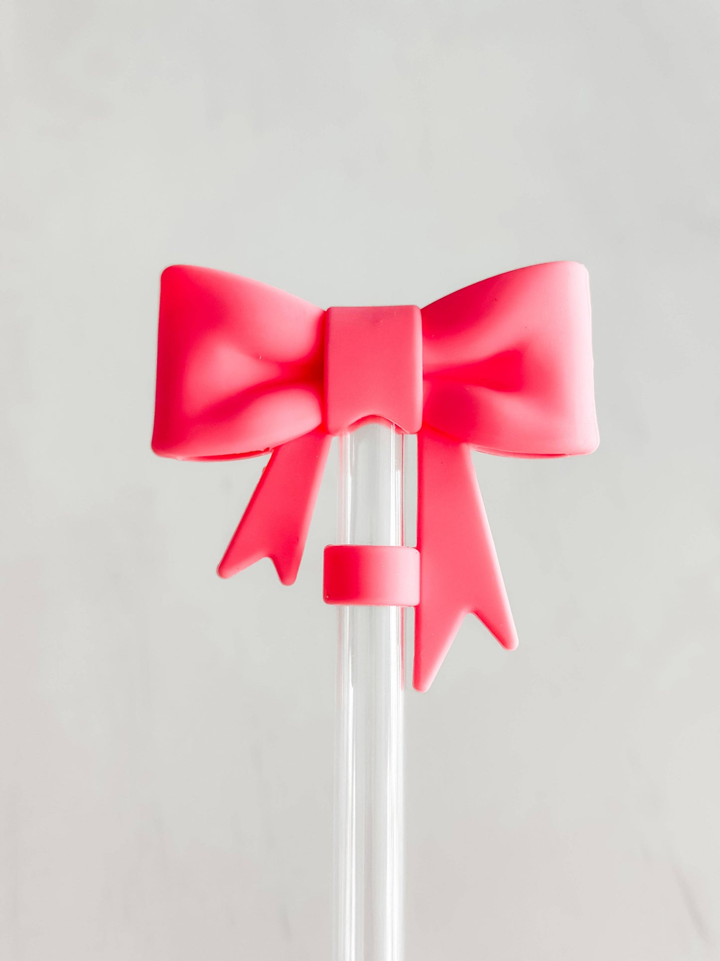 Straw Cover 10MM "Large Rose Bow"