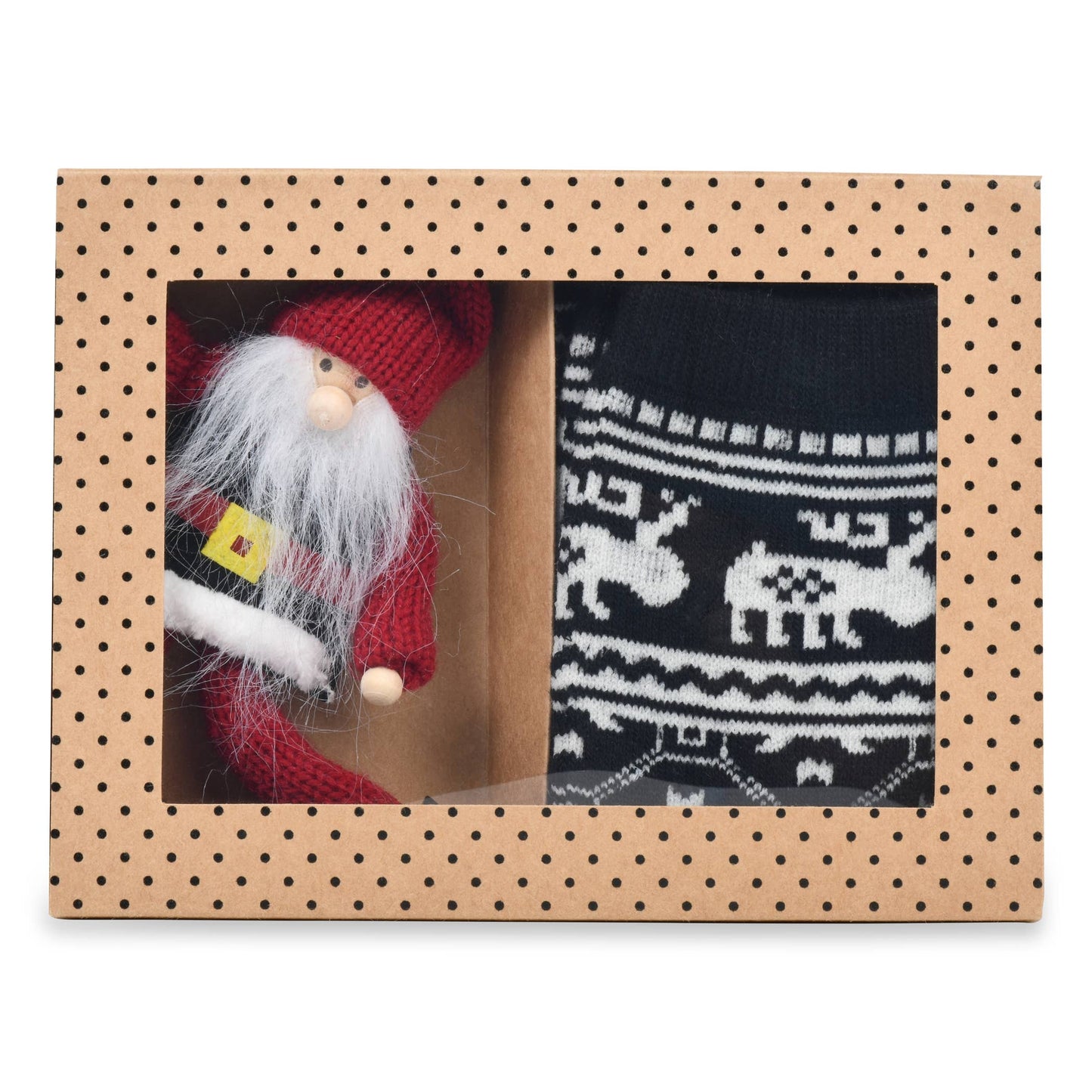 Womens felted ornament/thermal sock gift set