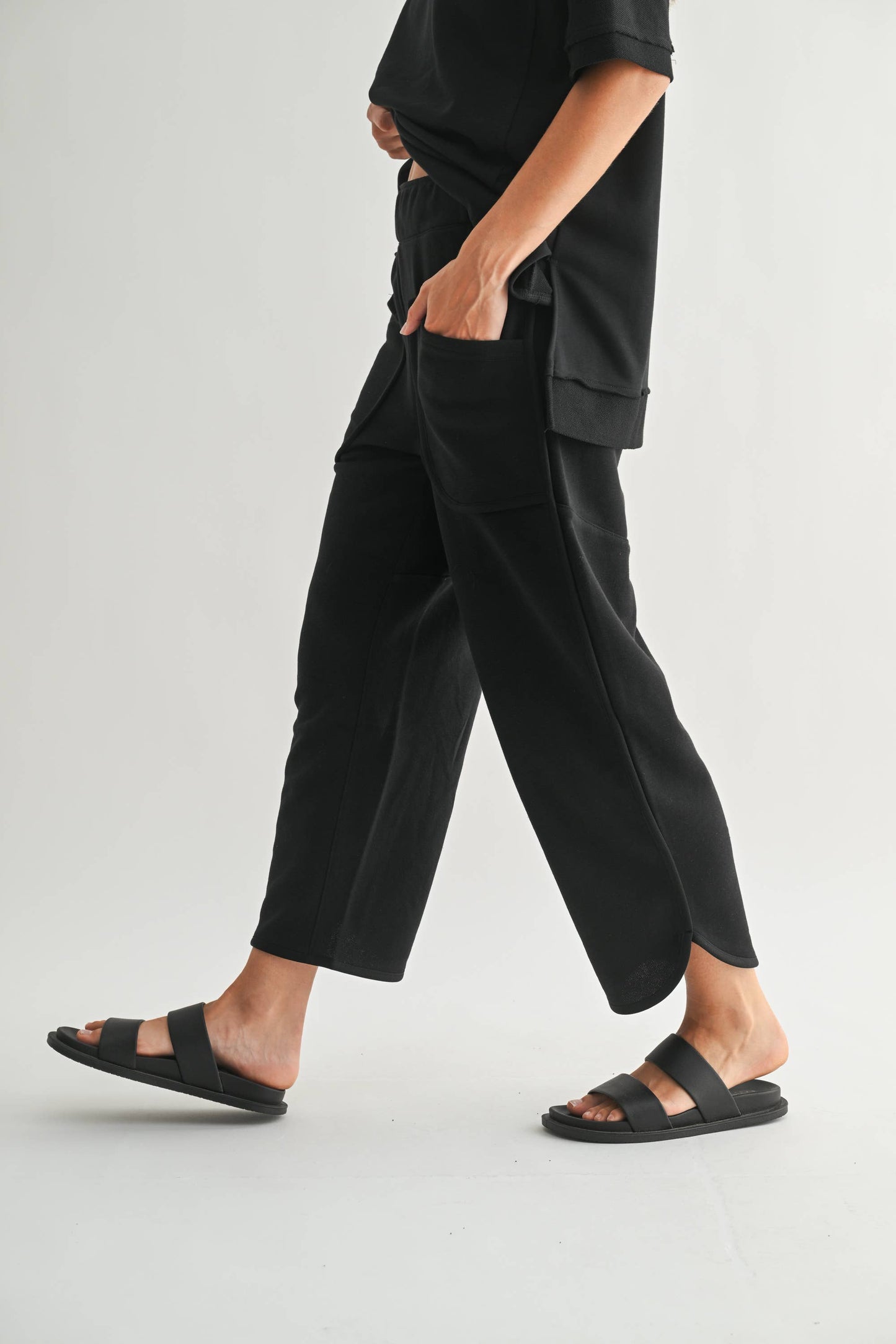 Dune Drift Curved Cropped Pants