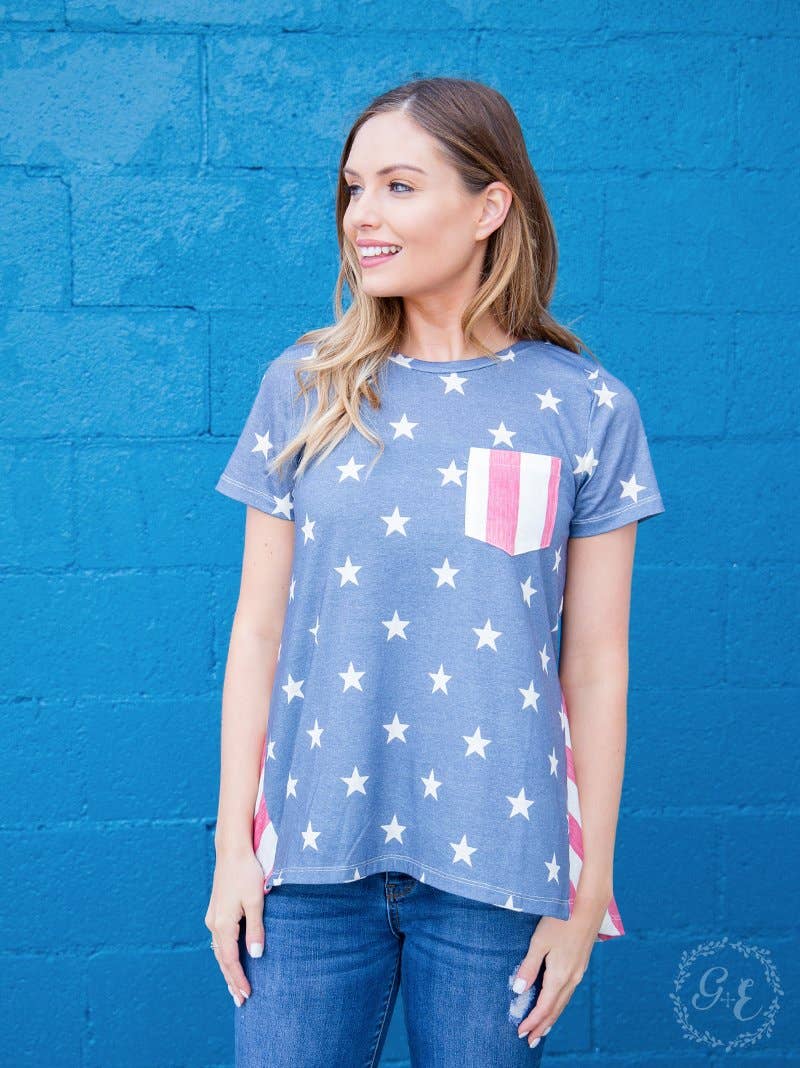 Miss Independent Top with Front Pocket