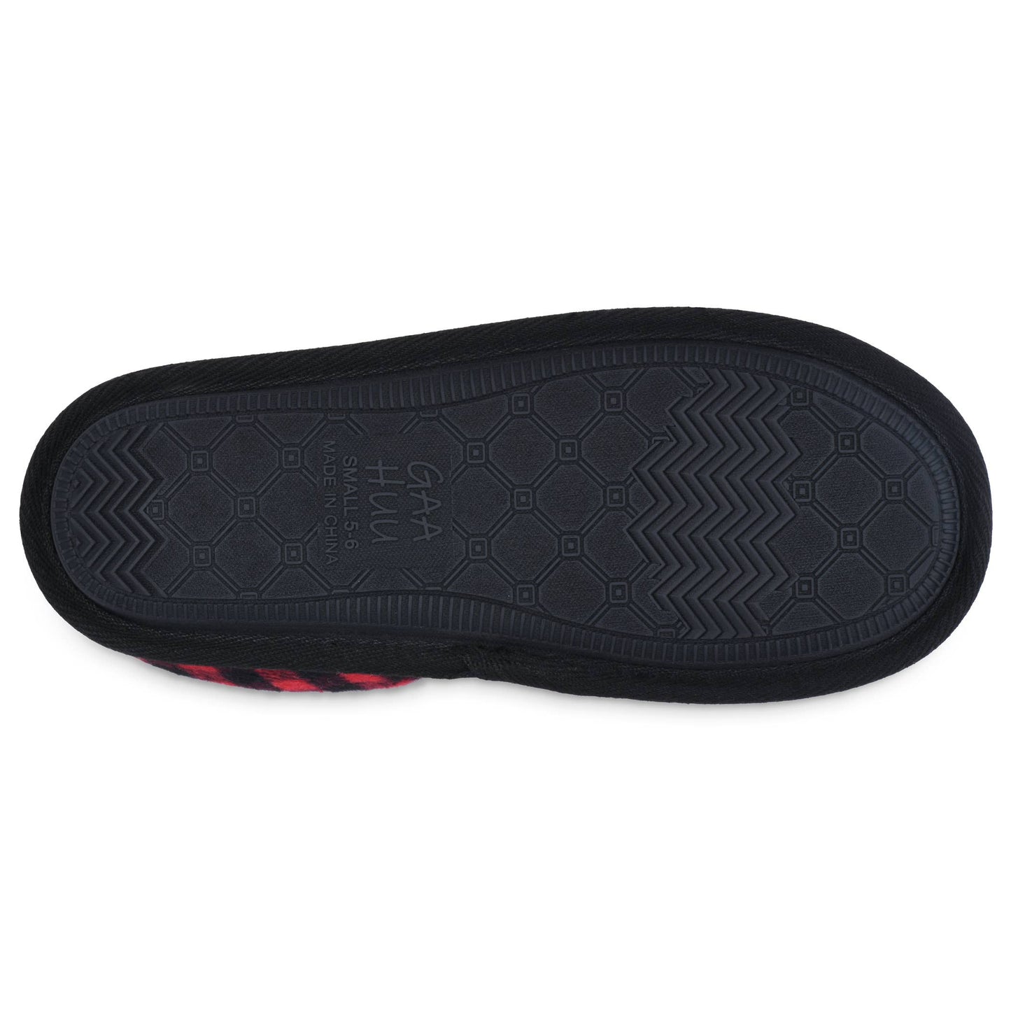 Womens buffalo check clog slipper