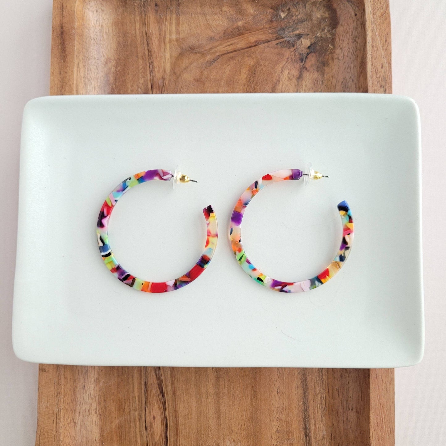 Cameron Hoops - Fiesta // Earrings, Gifts, Jewelry