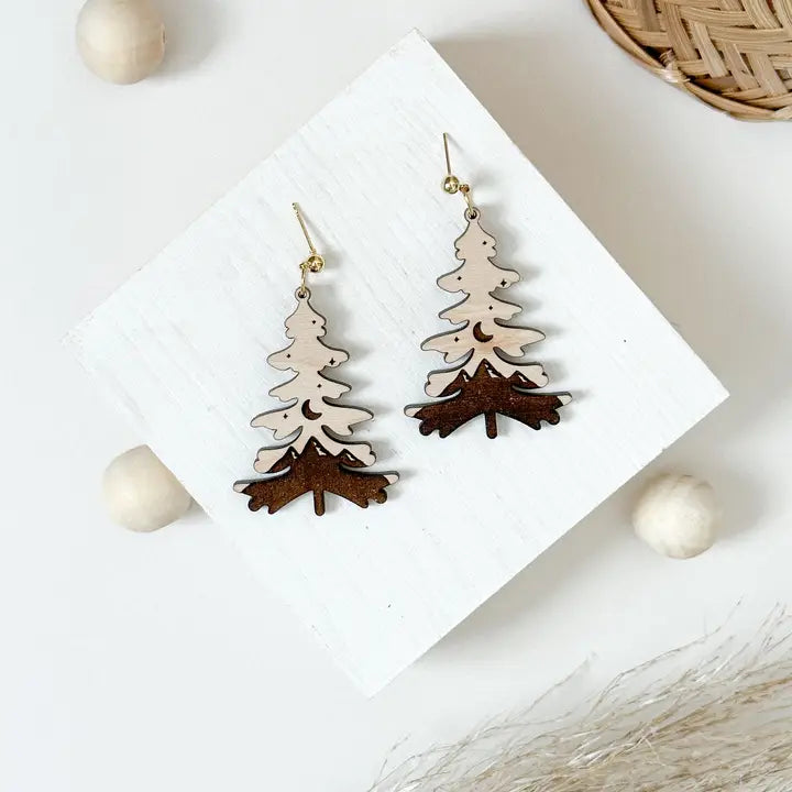 MOUNTAIN TREE EARRING