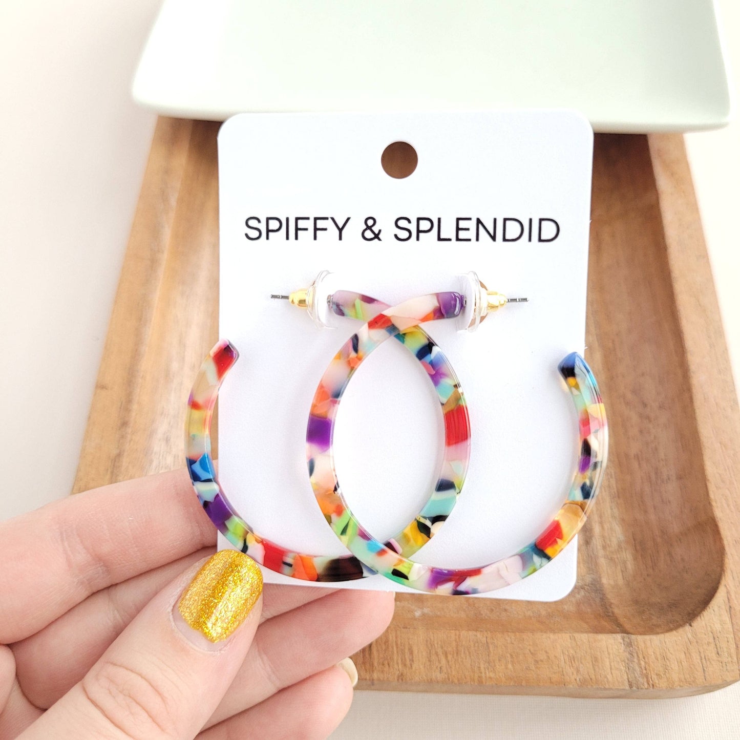 Cameron Hoops - Fiesta // Earrings, Gifts, Jewelry