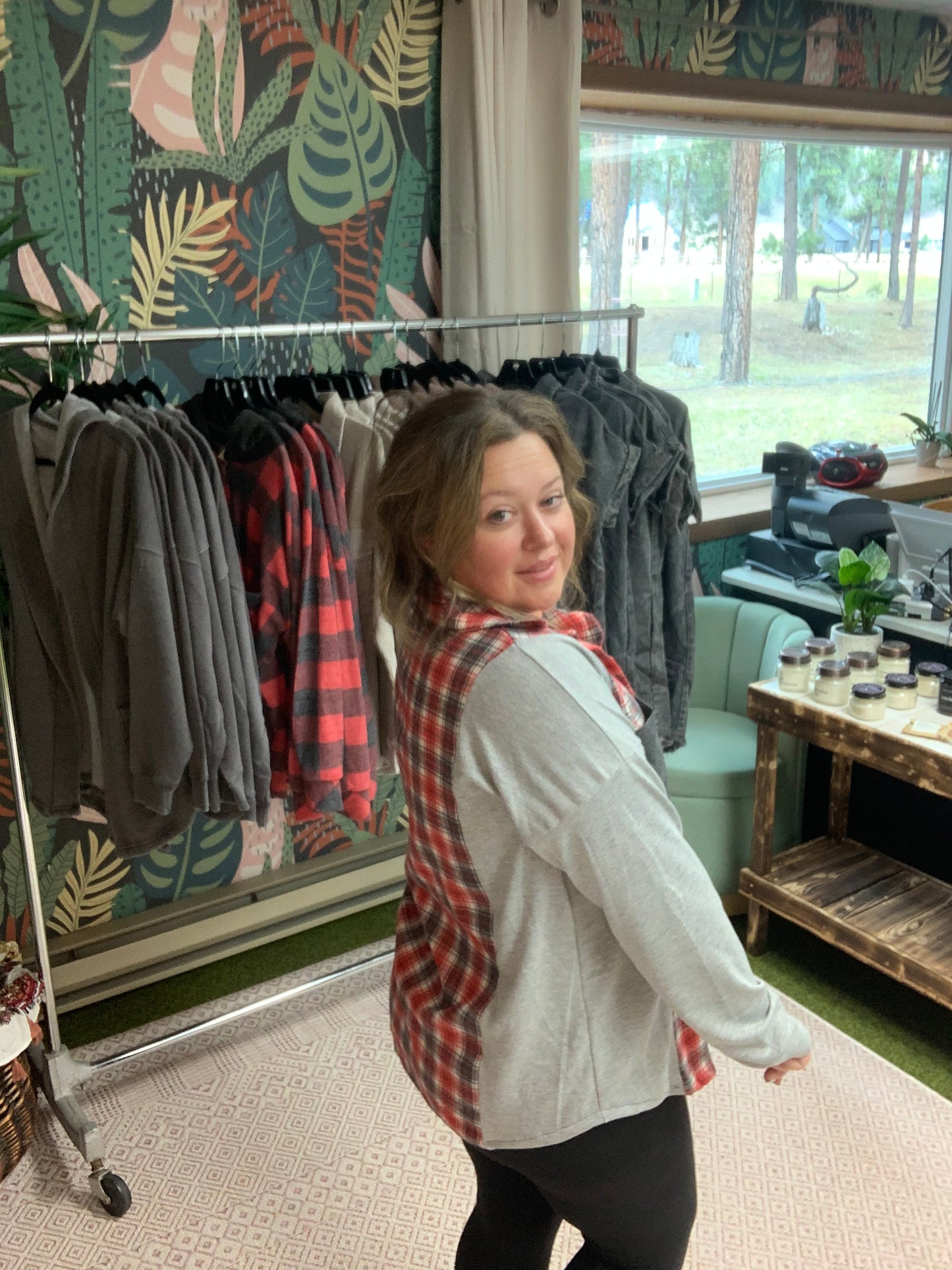 Lightweight Plaid Shacket