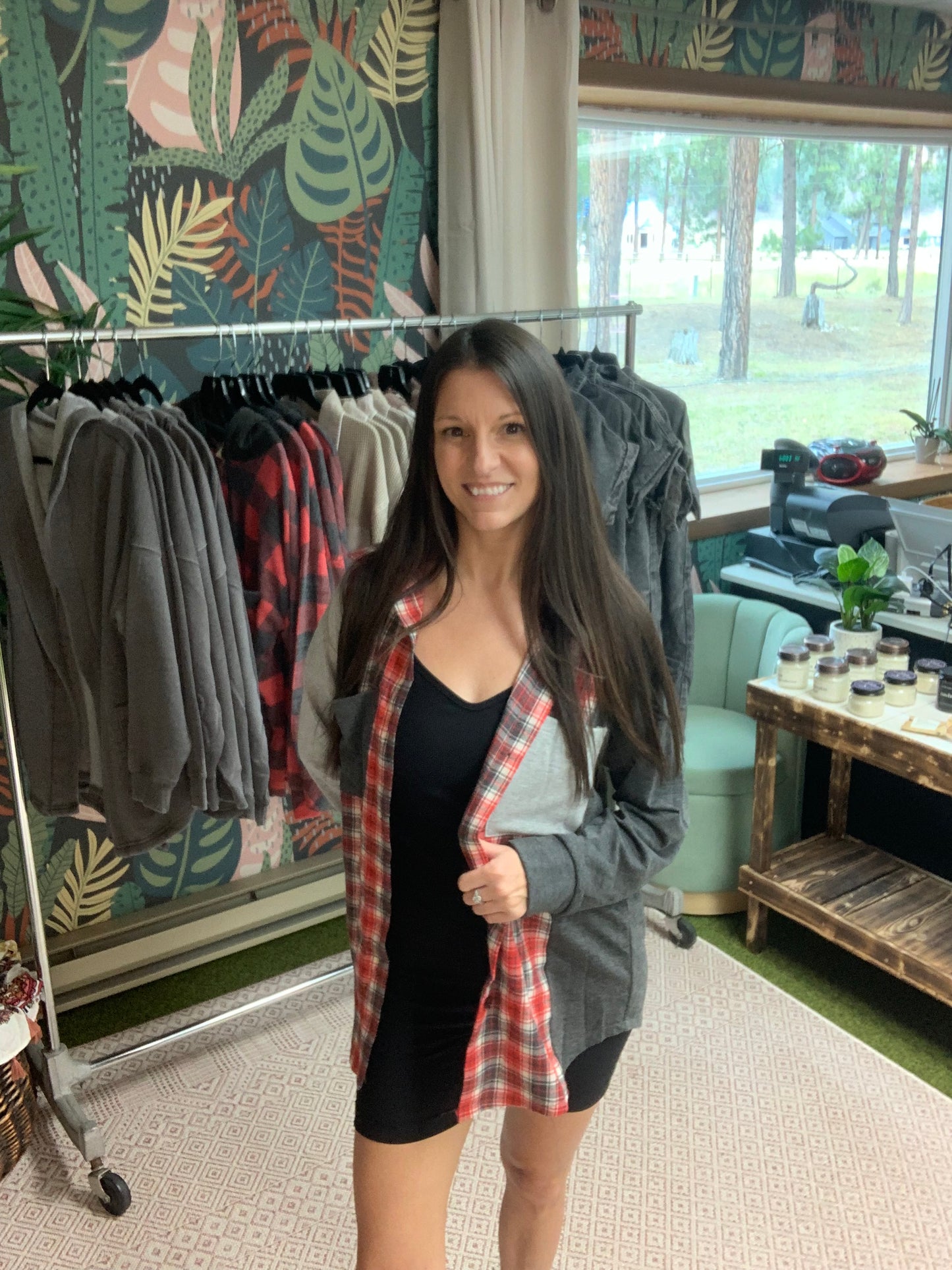 Lightweight Plaid Shacket