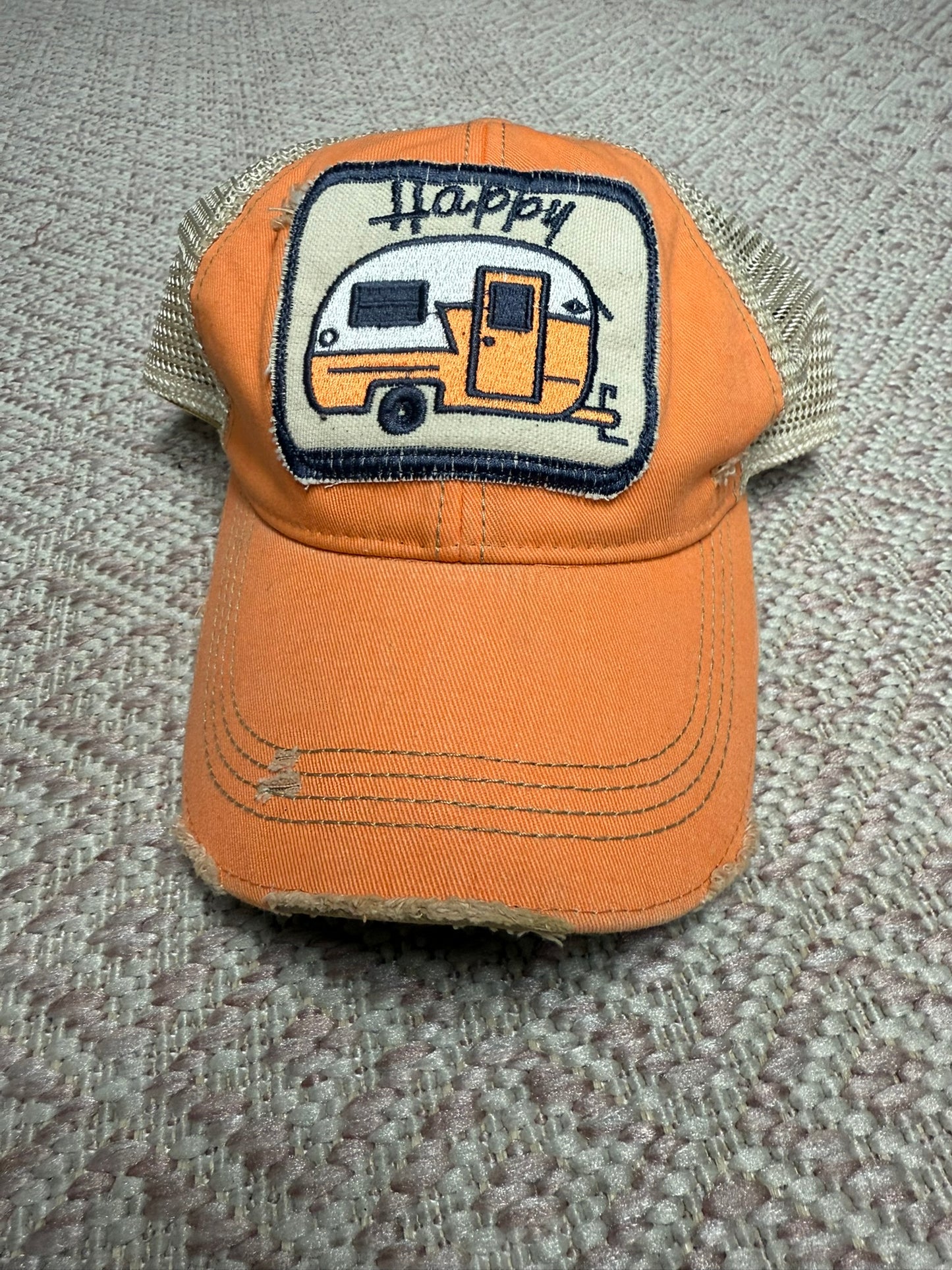 Happy Camper Patch Baseball Cap