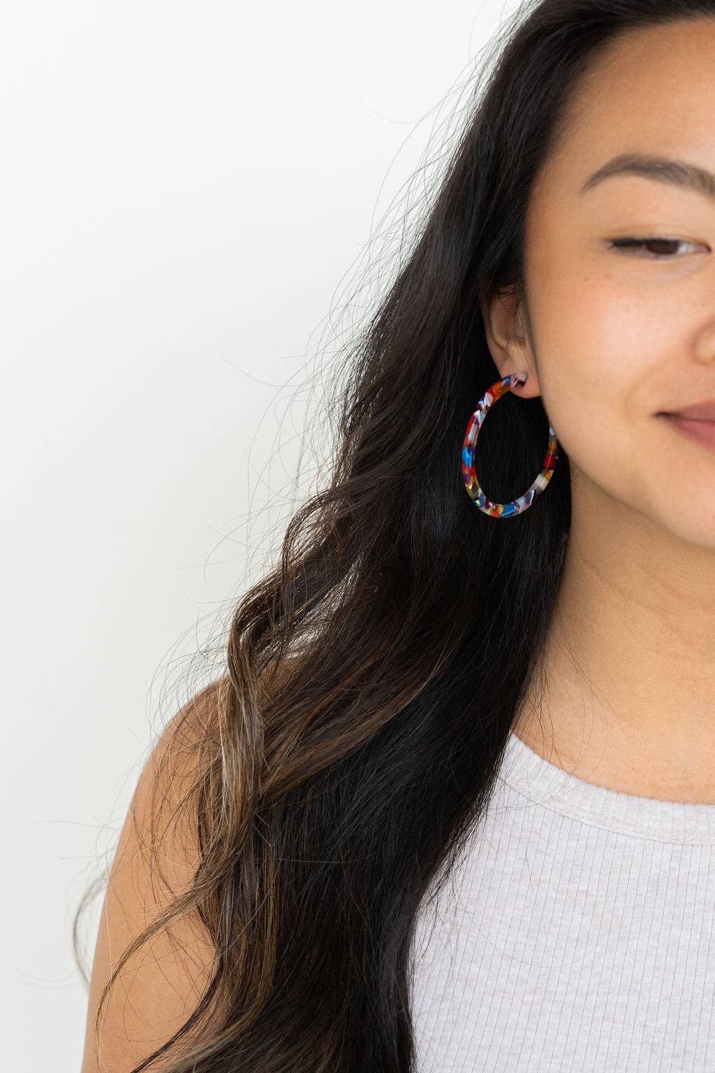 Cameron Hoops - Fiesta // Earrings, Gifts, Jewelry