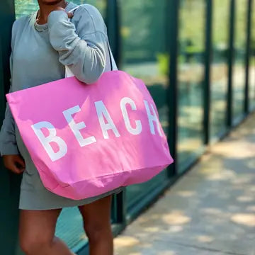 Let's Do Beach Canvas Tote