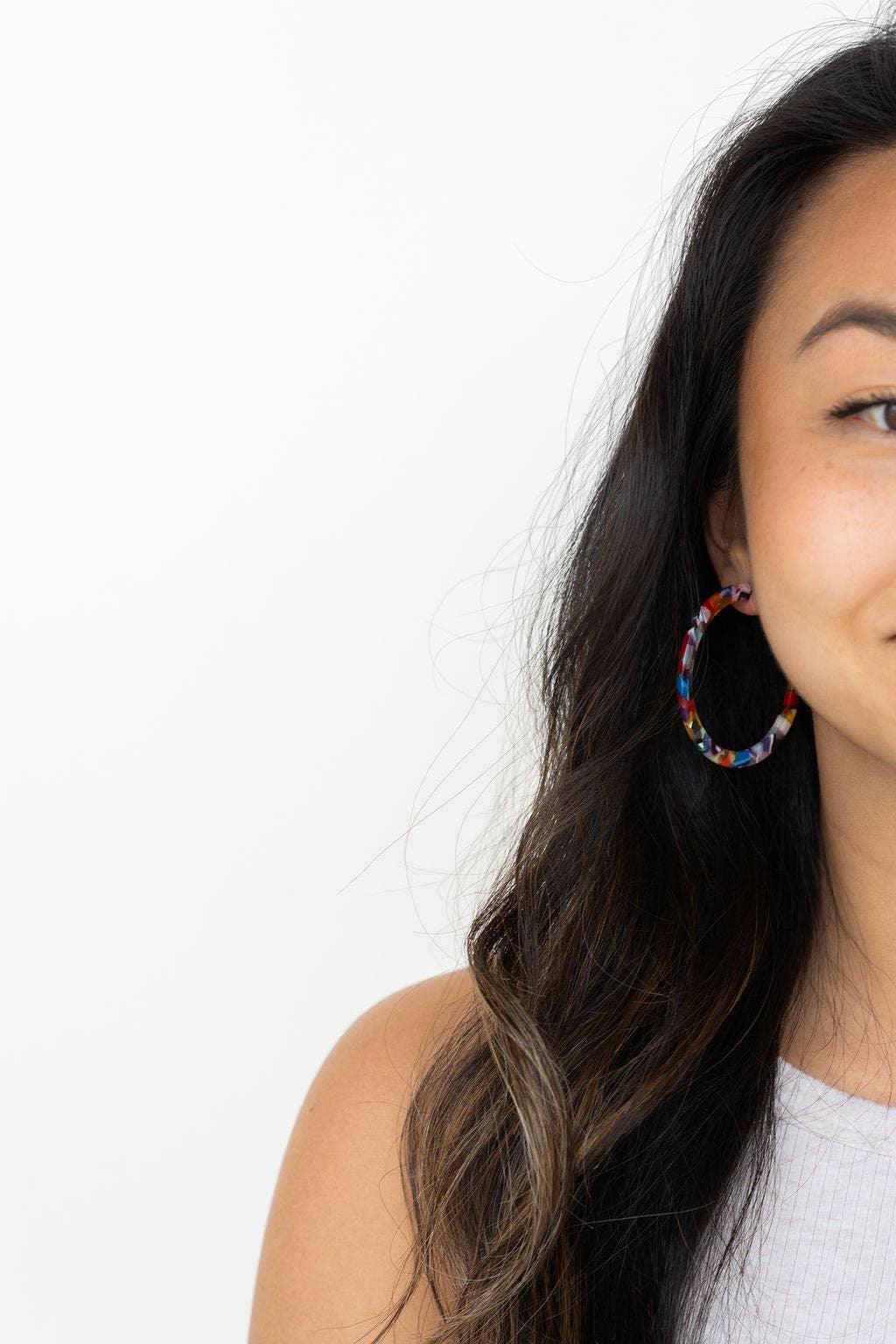 Cameron Hoops - Fiesta // Earrings, Gifts, Jewelry
