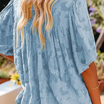 Blue Loose Top