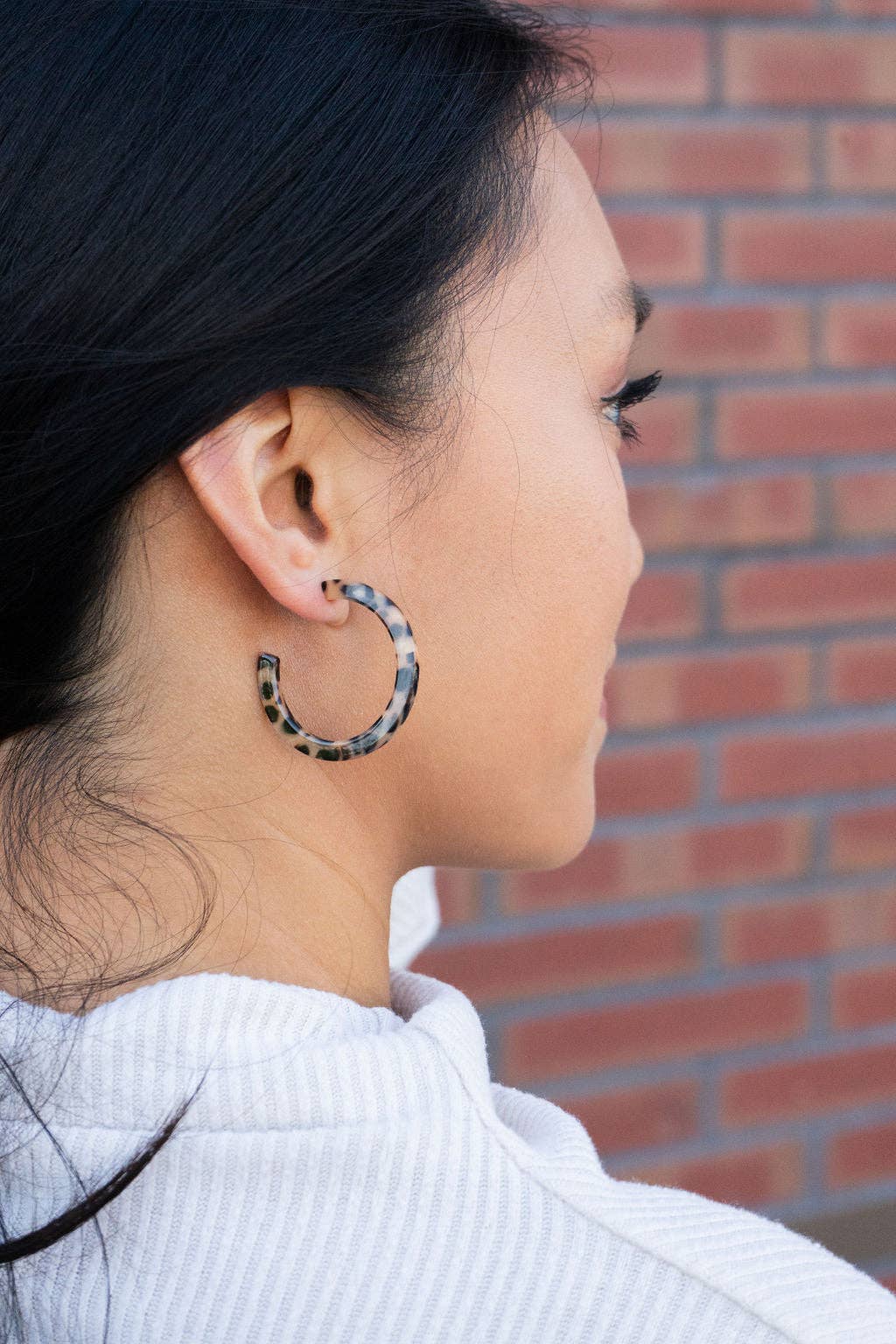 Camy Hoops - Cheetah // Gift, Earrings, Jewelry