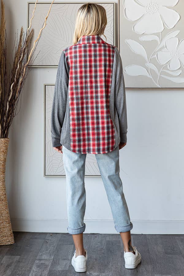 Lightweight Plaid Shacket