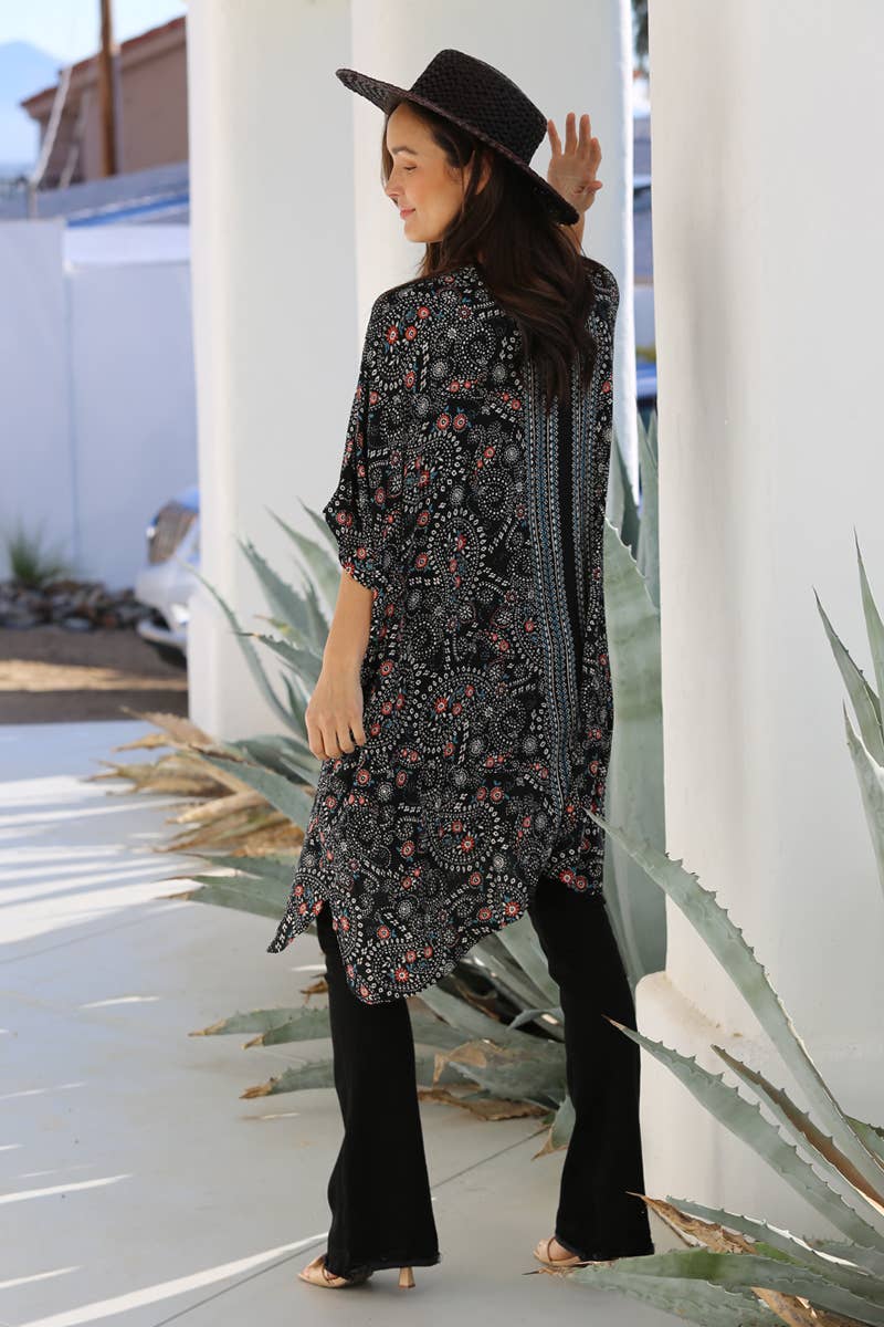 Printed Kimono
