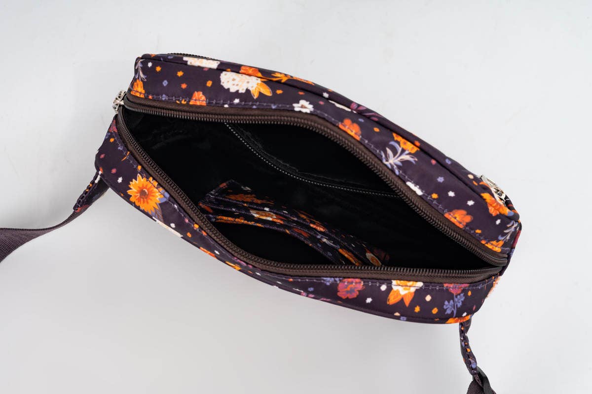 Belt Bag - Plum Floral