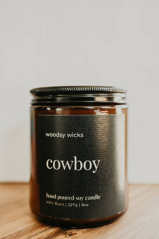 Cowboy Western Soy Wax Candle