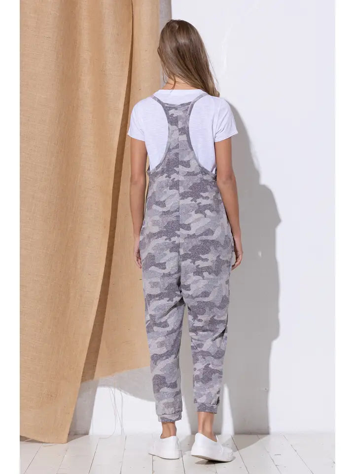 Jump Suit - Grey Camo