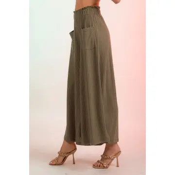 Gaucho Pants - Olive