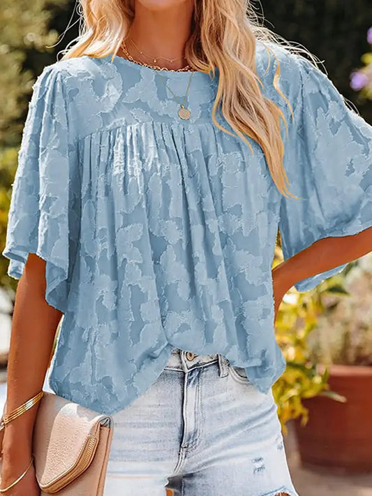 Blue Loose Top