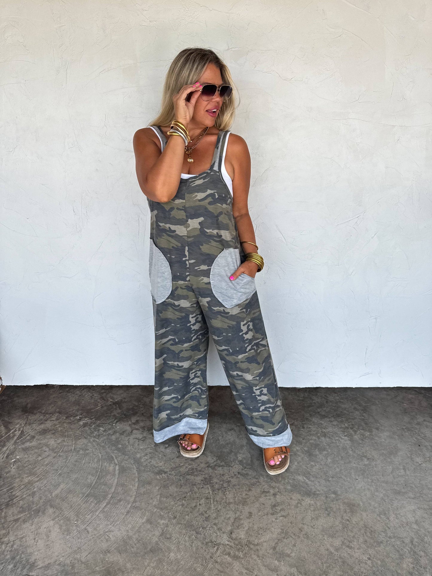 RICKI CAMO ROMPER