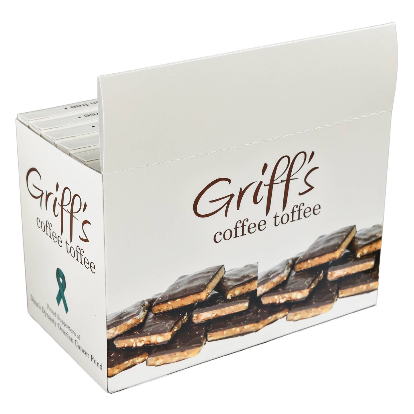 Griff's Coffee Toffee - 2oz Dark Chocolate Toffee