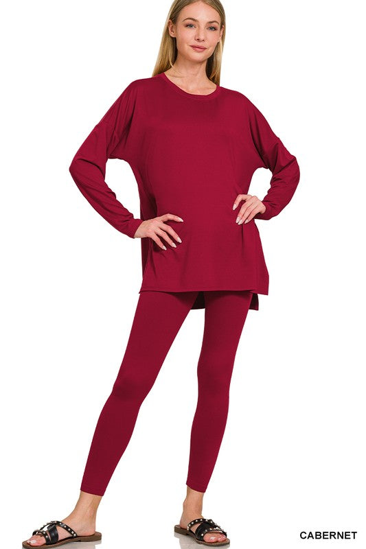 Brushed DTY Microfiber Loungewear Set