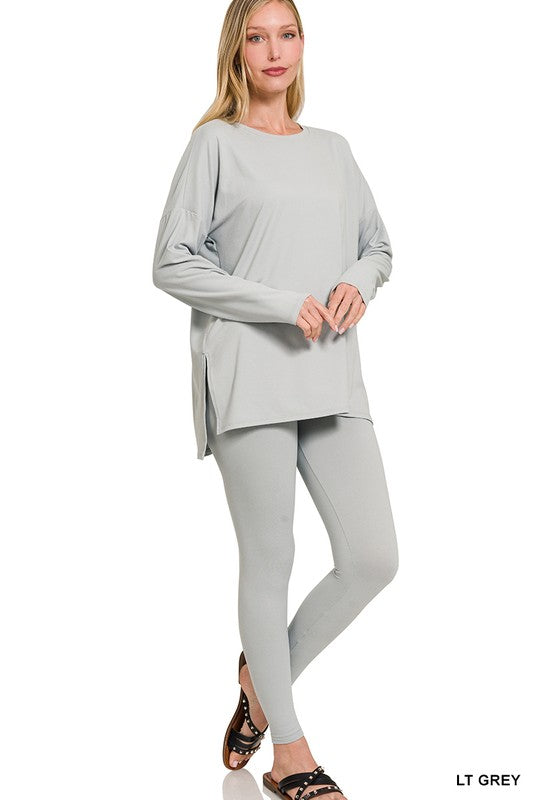 Brushed DTY Microfiber Loungewear Set