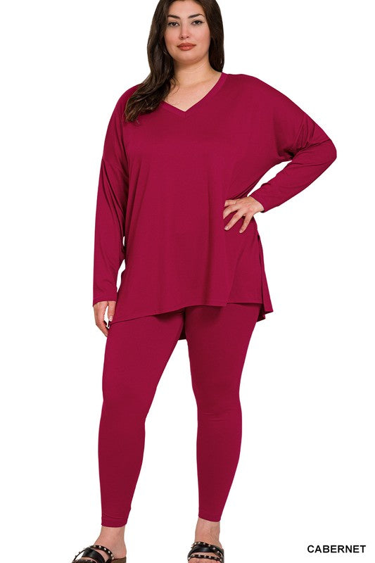 Brushed DTY Microfiber Loungewear Set