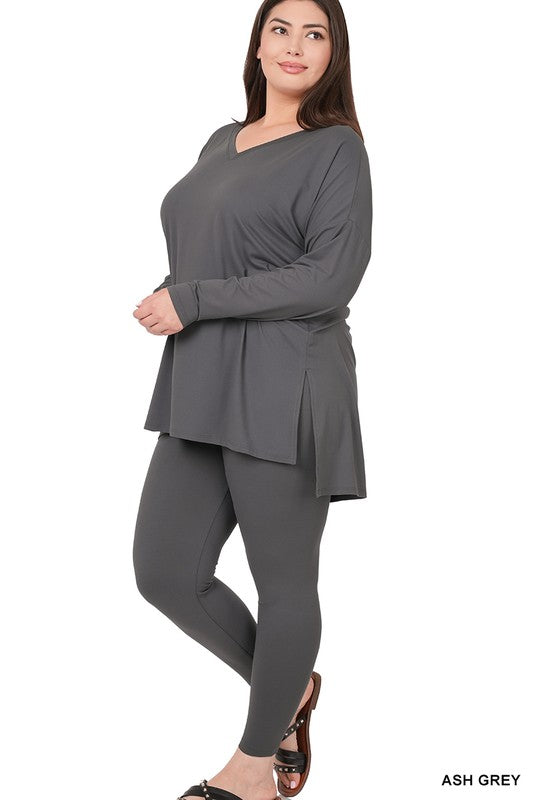 Brushed DTY Microfiber Loungewear Set