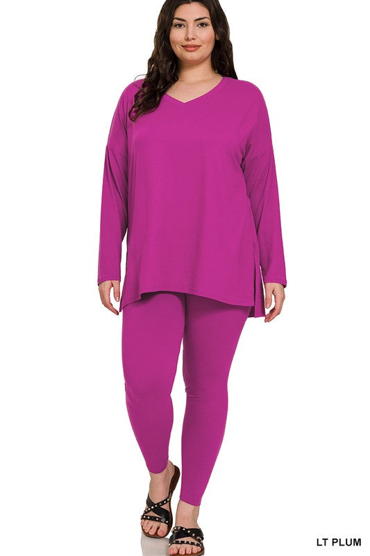 Brushed DTY Microfiber Loungewear Set