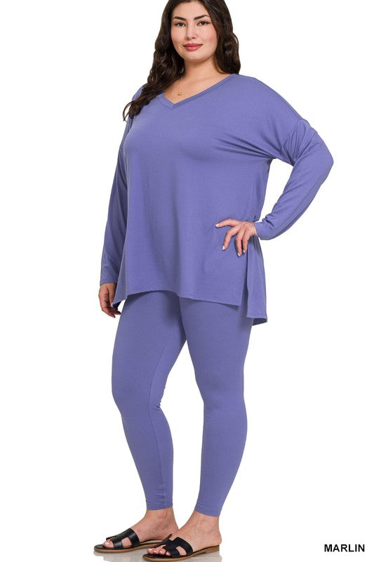 Brushed DTY Microfiber Loungewear Set