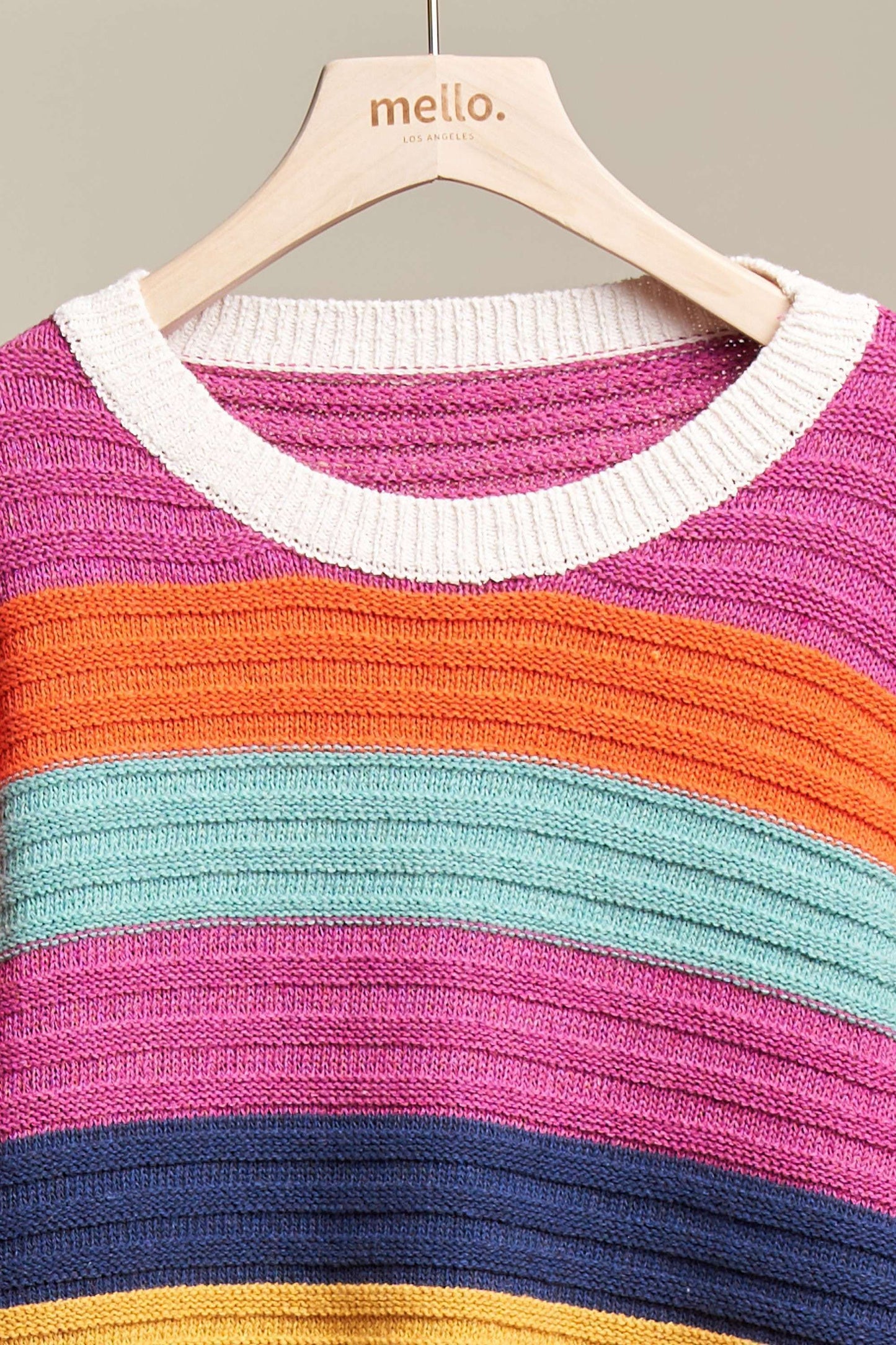 Multi Color Stripe Sweater