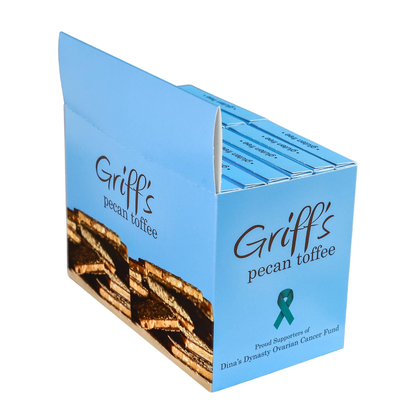 Griff's Pecan Toffee - 2oz Dark Chocolate Toffee