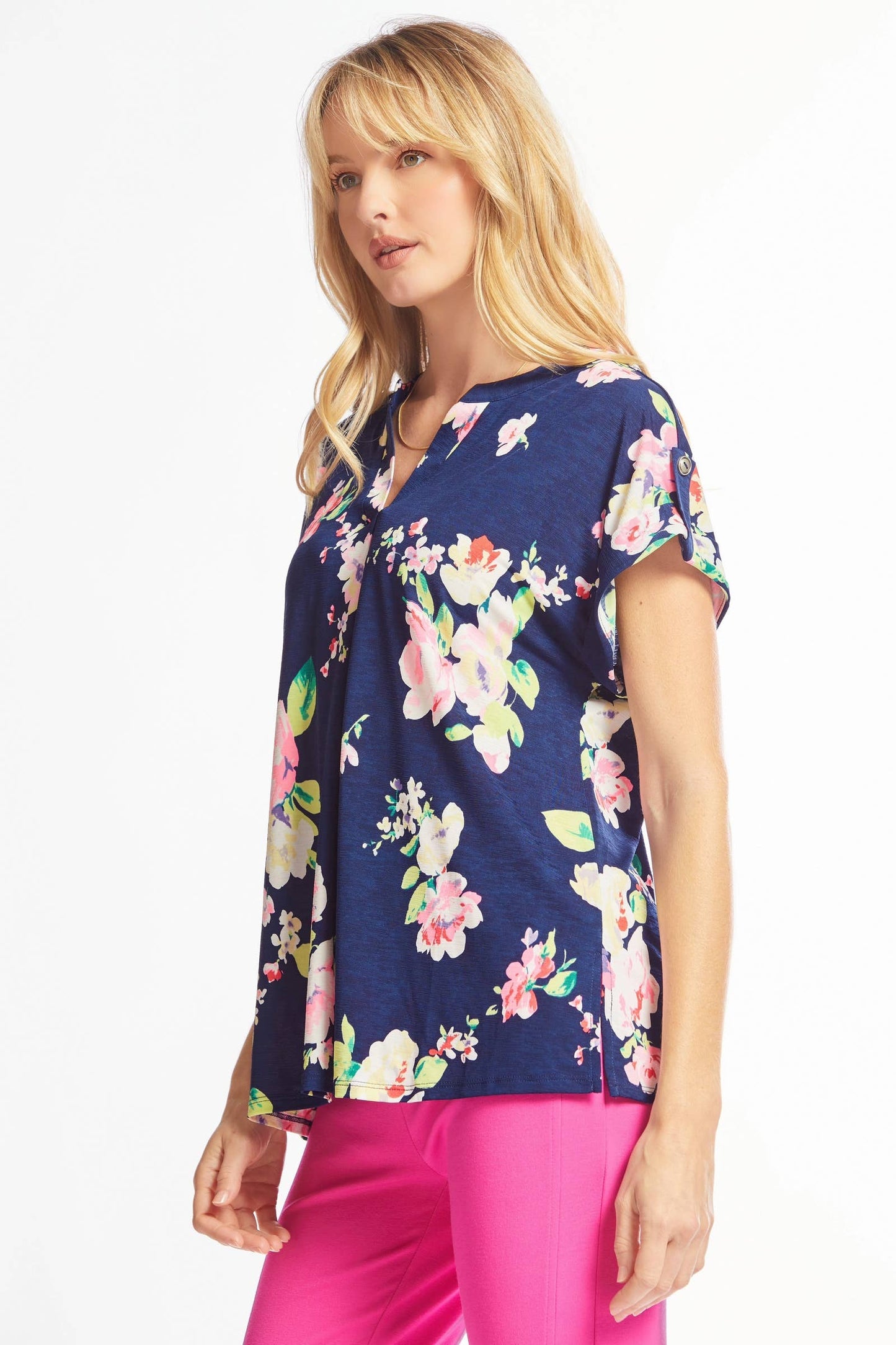 Lizzy Dolman Short Sleeve Wrinkle Free