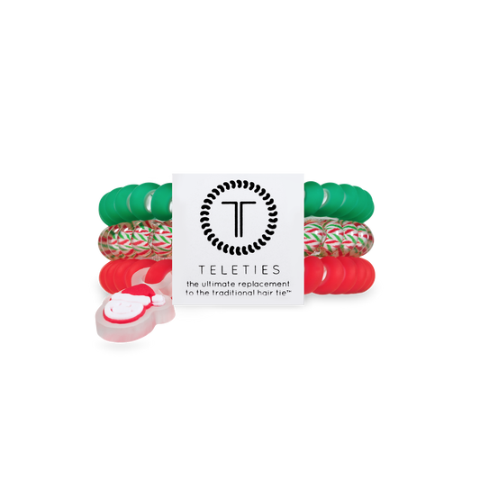 Sprial Hair Coils | Small | Santa Baby Hair Ties