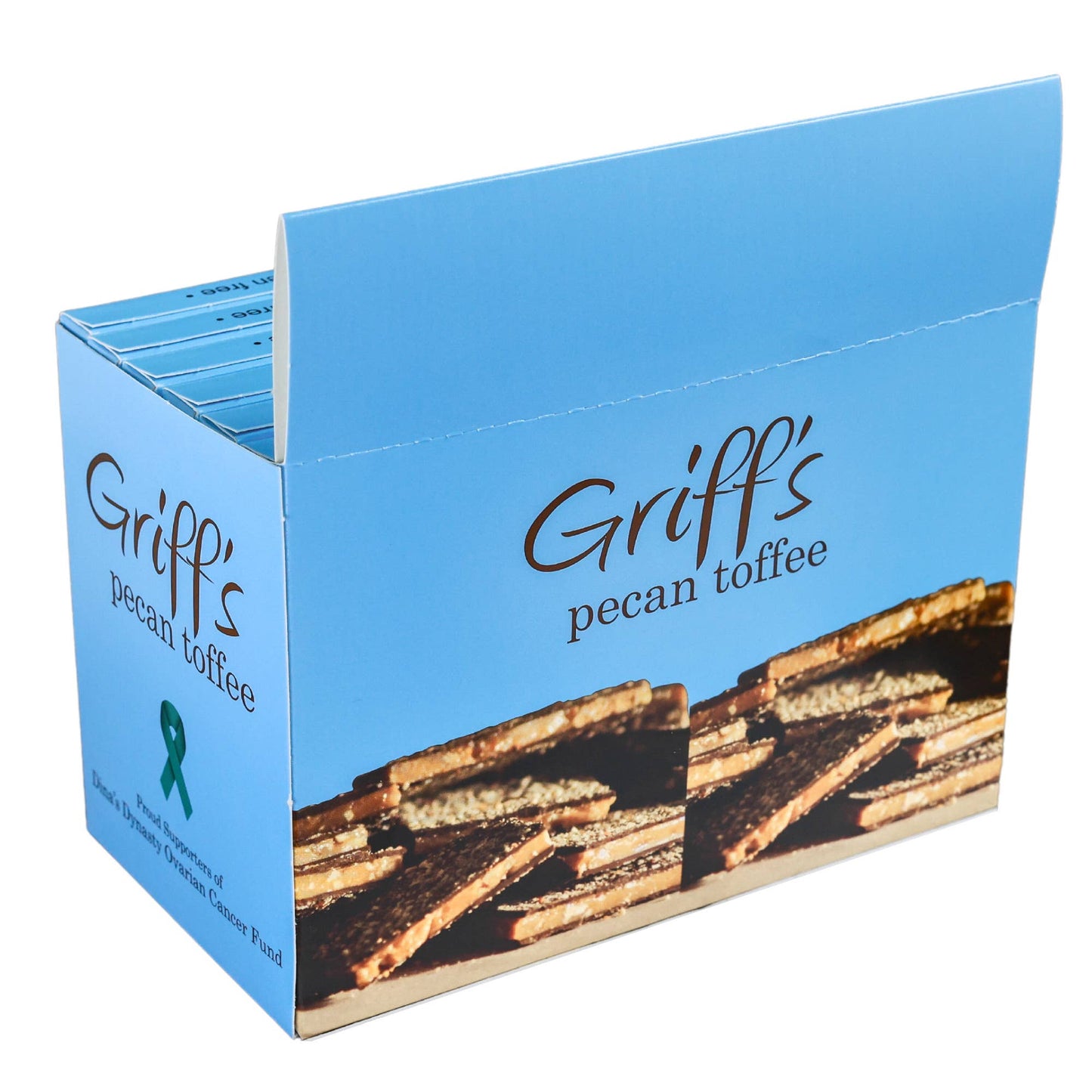 Griff's Pecan Toffee - 2oz Dark Chocolate Toffee