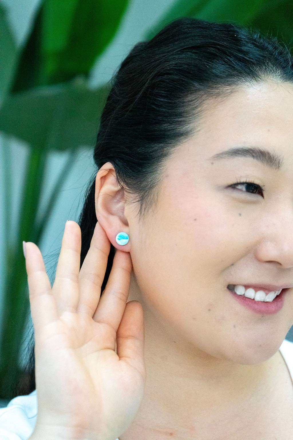 Kate Studs - Aquamarine // Jewelry, Earrings, Gift