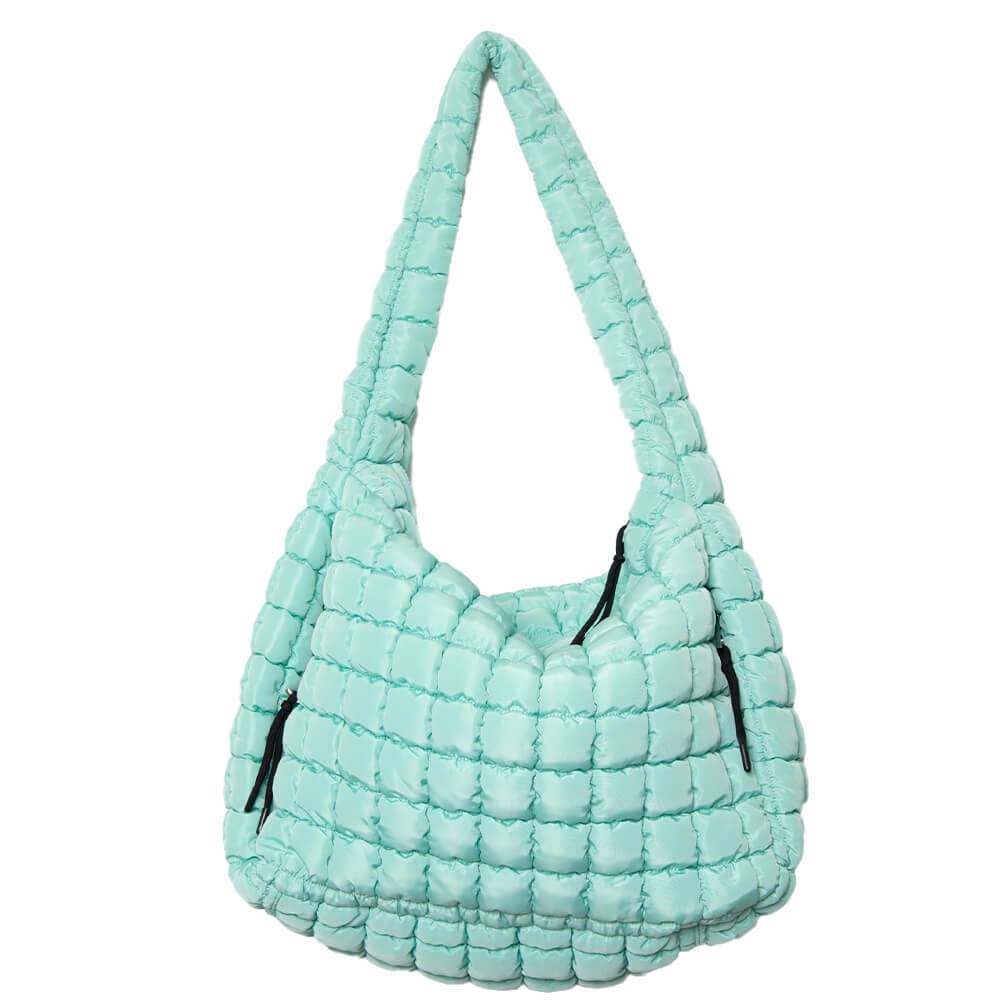 Mint Quilted Women's Tote Bag