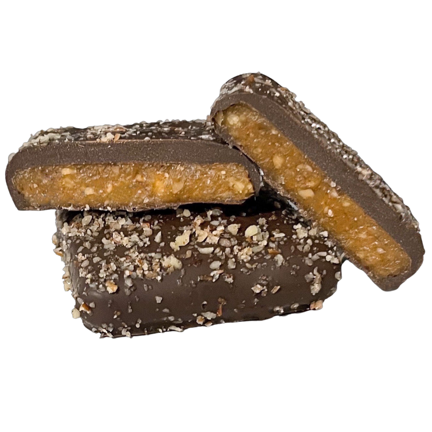 Griff's Pecan Toffee - 2oz Dark Chocolate Toffee