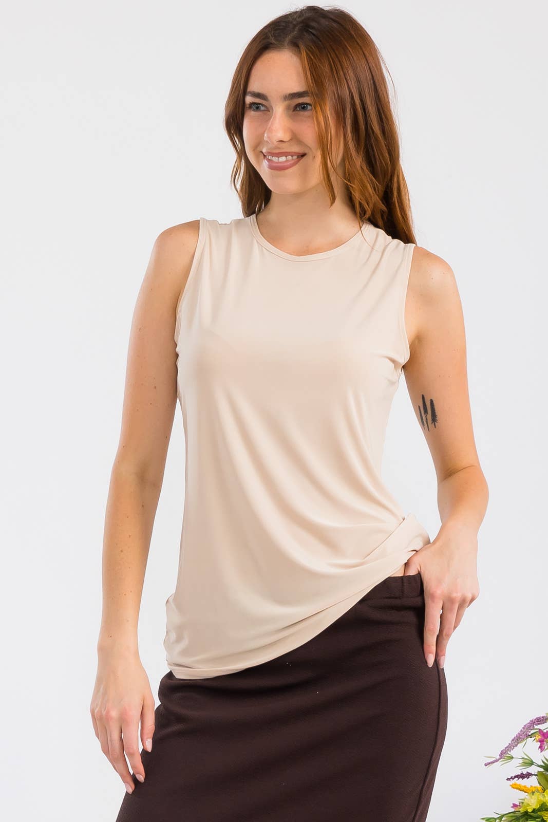 PLUS SZ Layering Tank Top