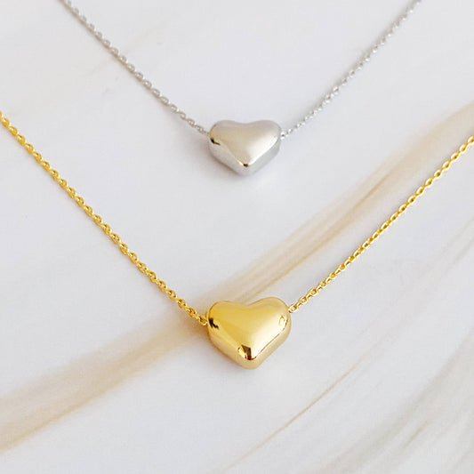 Love Bean Heart Necklace