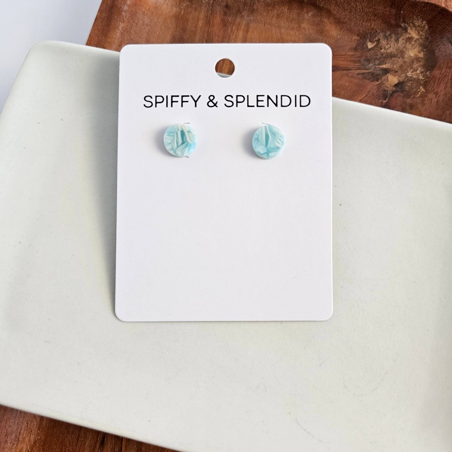 Kate Studs - Aquamarine // Jewelry, Earrings, Gift
