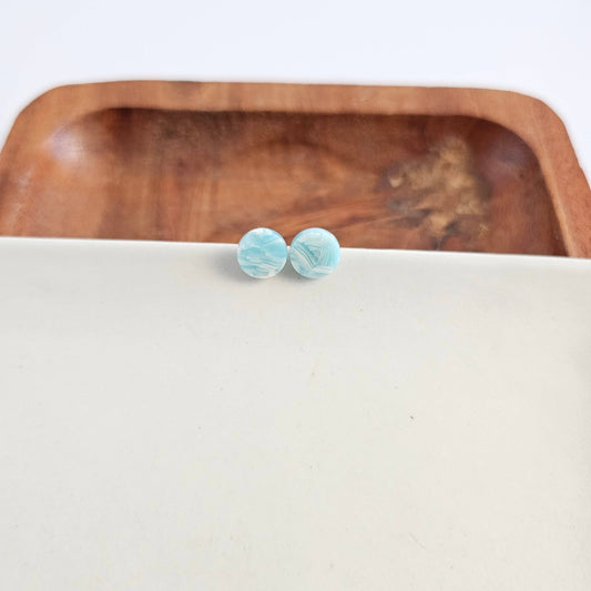 Kate Studs - Aquamarine // Jewelry, Earrings, Gift