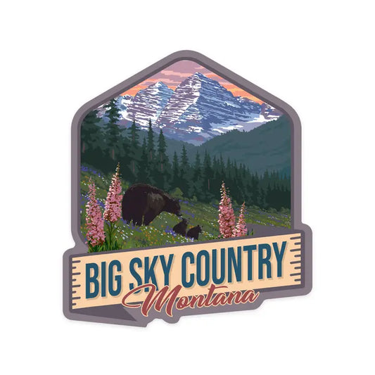 "Big Sky Country - Montana" Sticker