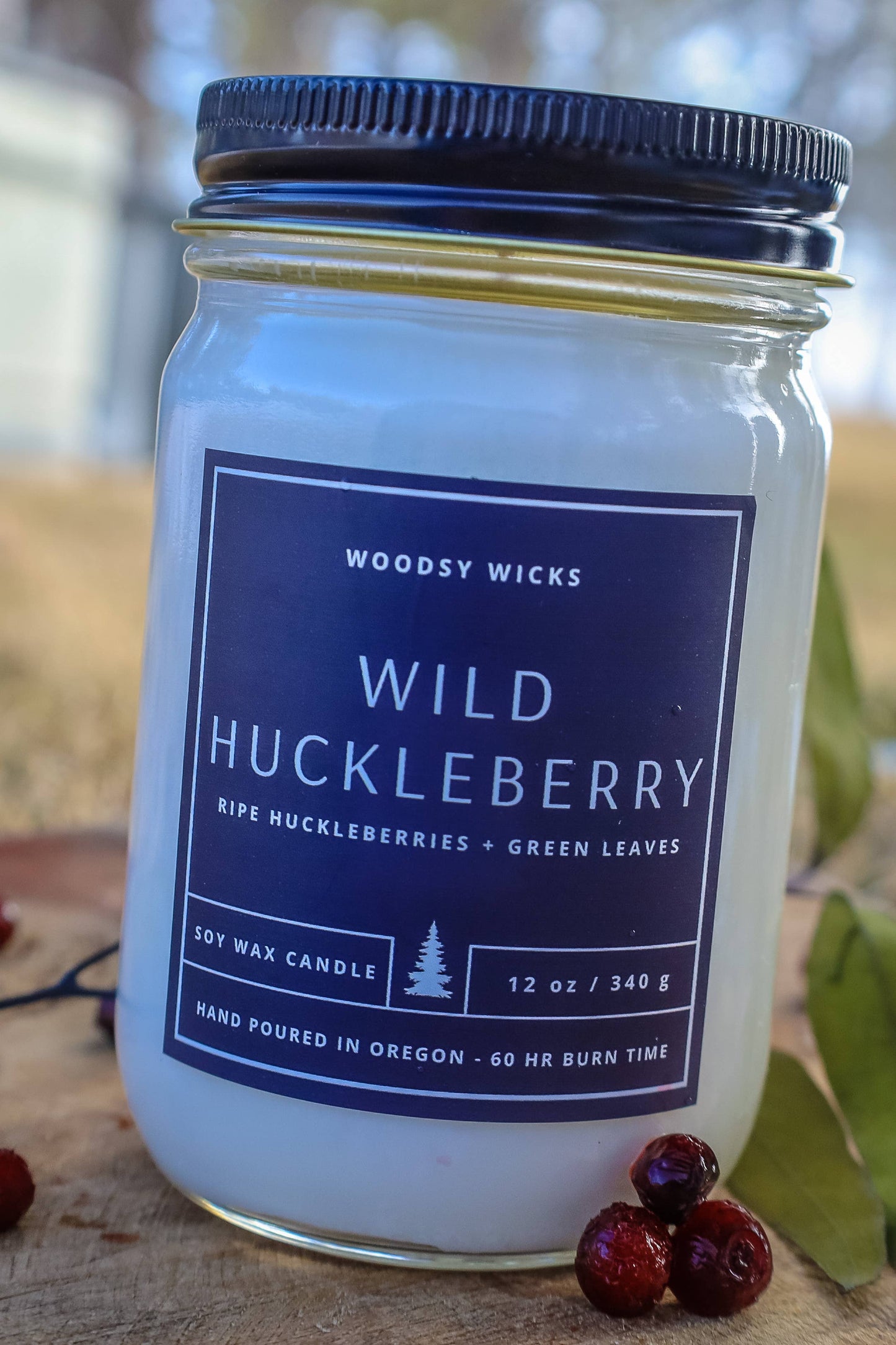 Wild Huckleberry Soy Wax Candle